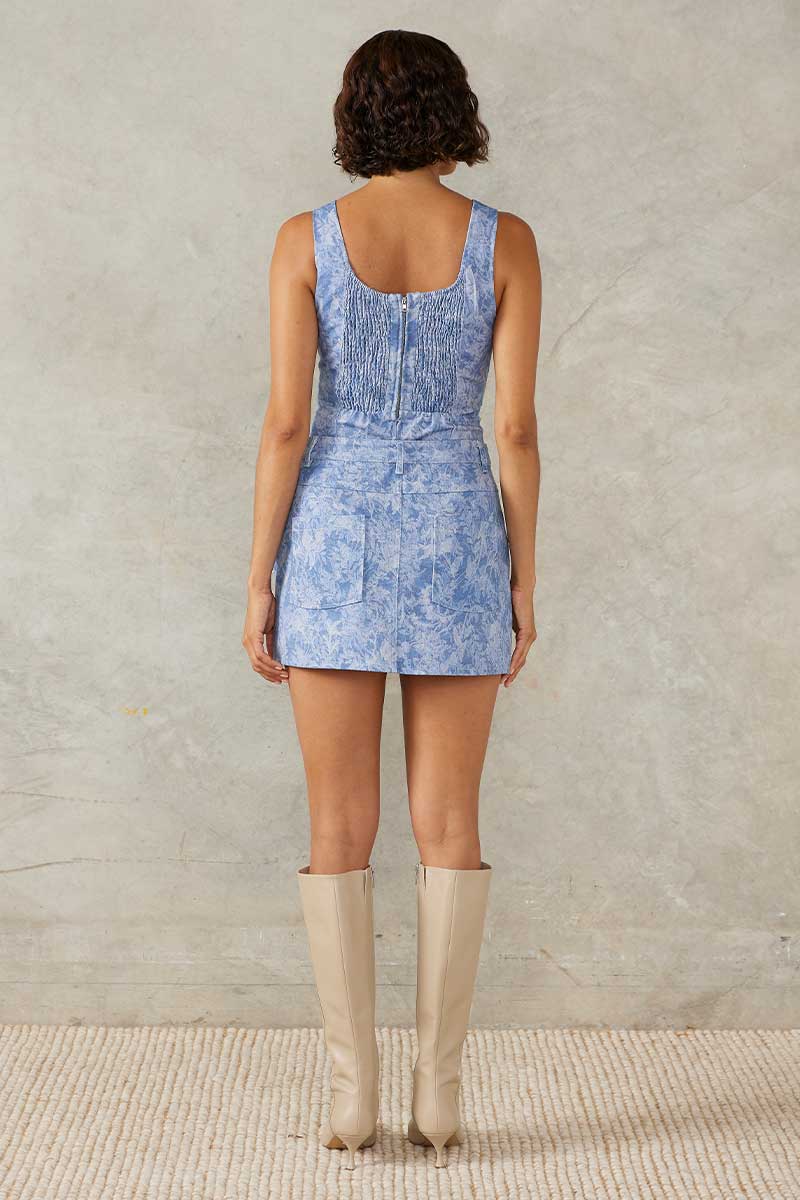 FLOURISH DENIM TOP