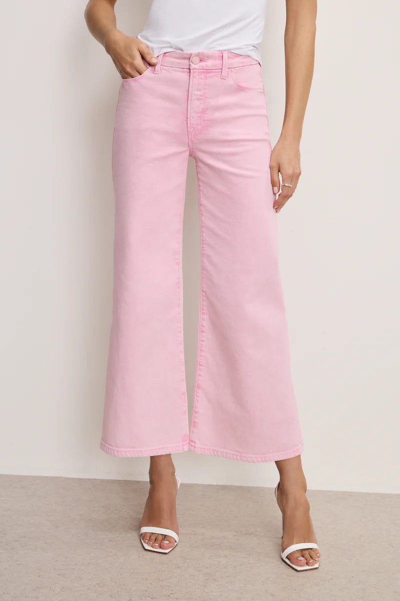GOOD WAIST CROPPED PALAZZO JEANS