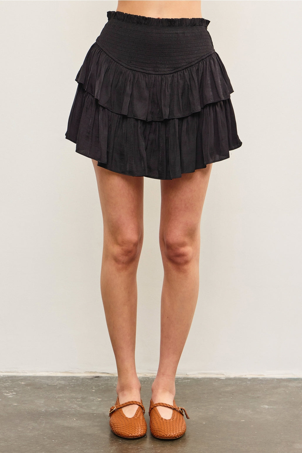 GRACE SMOCKING SKIRT