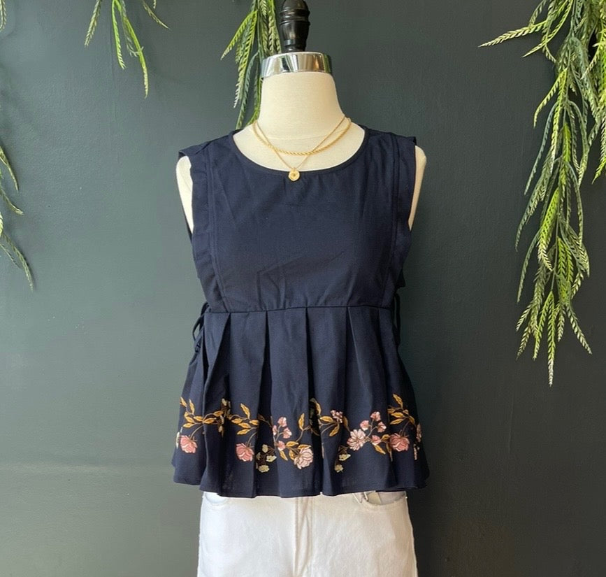 RENEE PUPLUM TOP