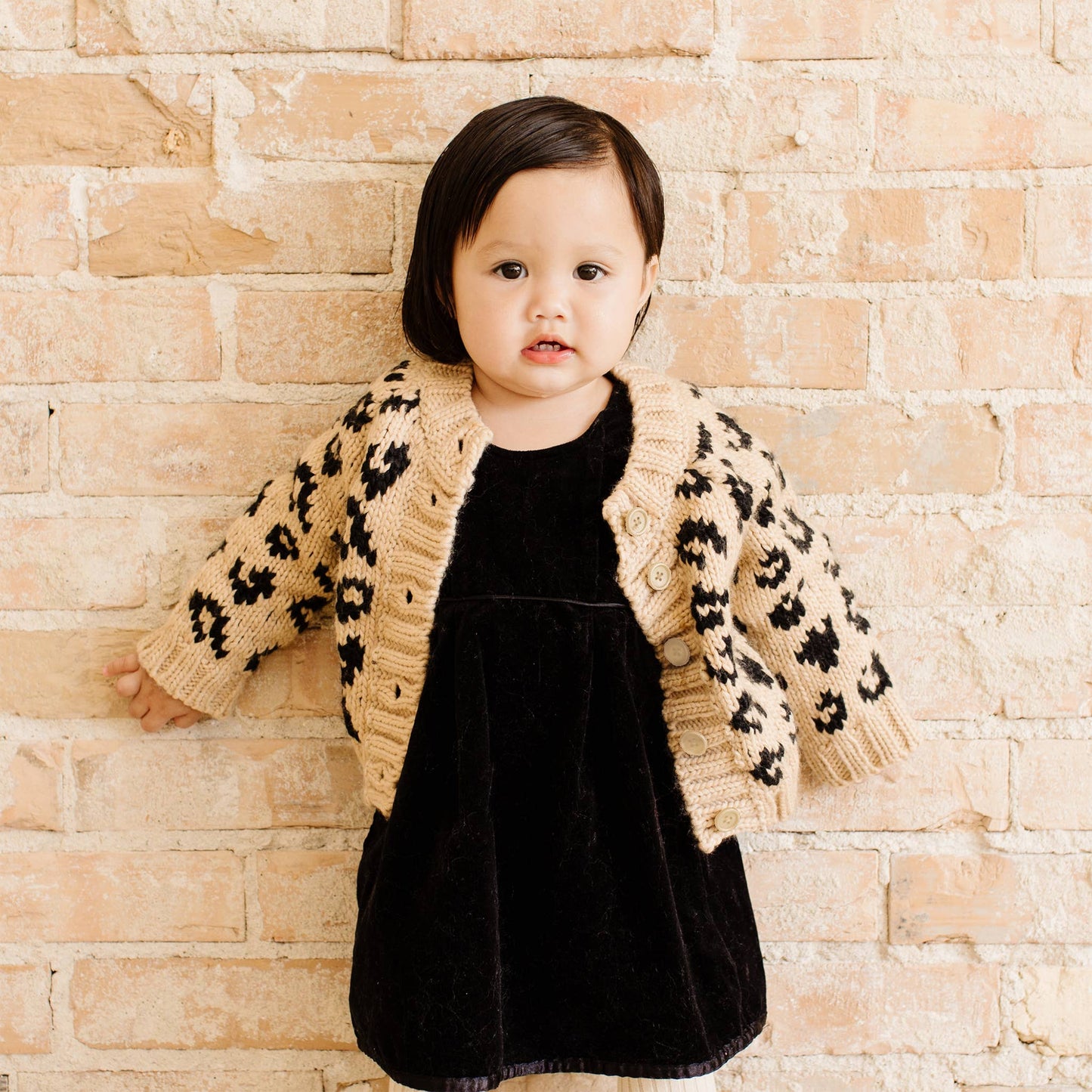 KIDS CHEETAH CARDIGAN