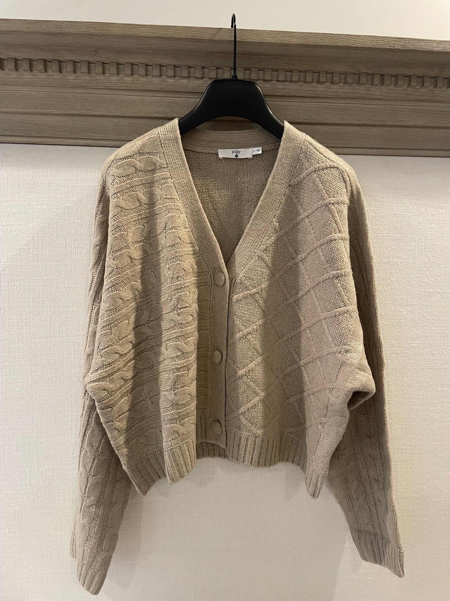 BRIE TAUPE CARDIGAN