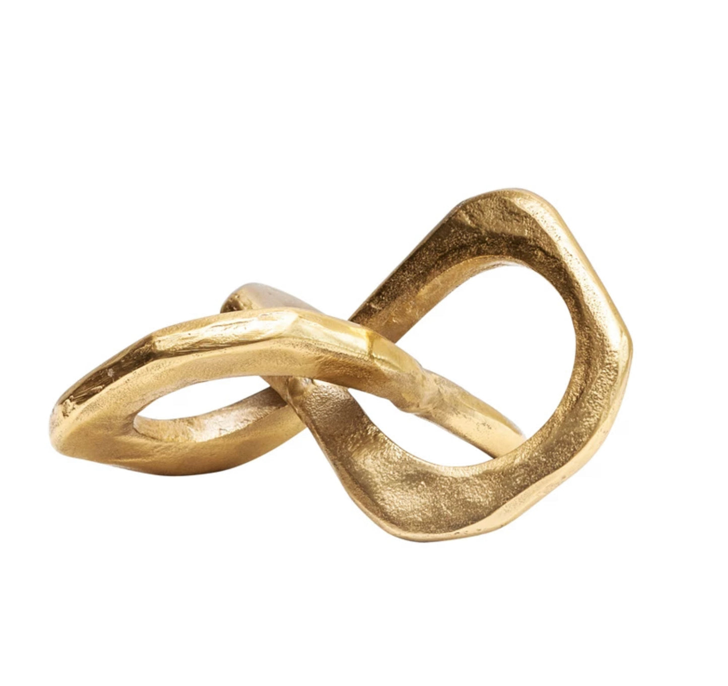 Abstract Gold Metal Figurine