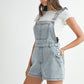 REMI RUFFLE DENIM OVERALLS