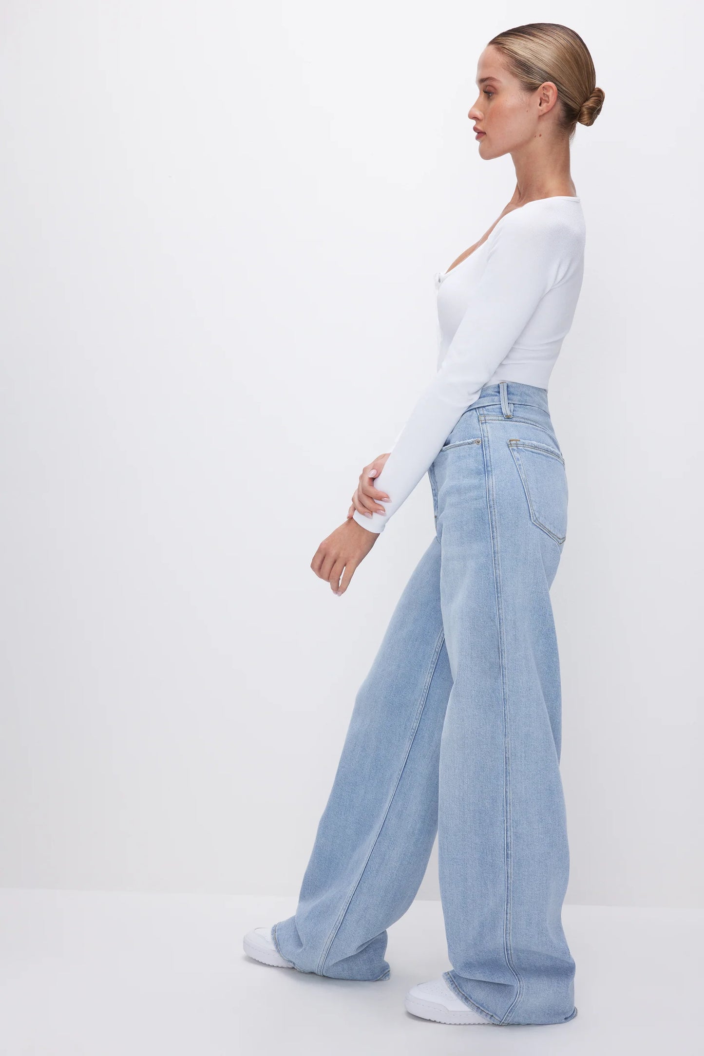 GOOD SKATE WIDE LEG JEANS