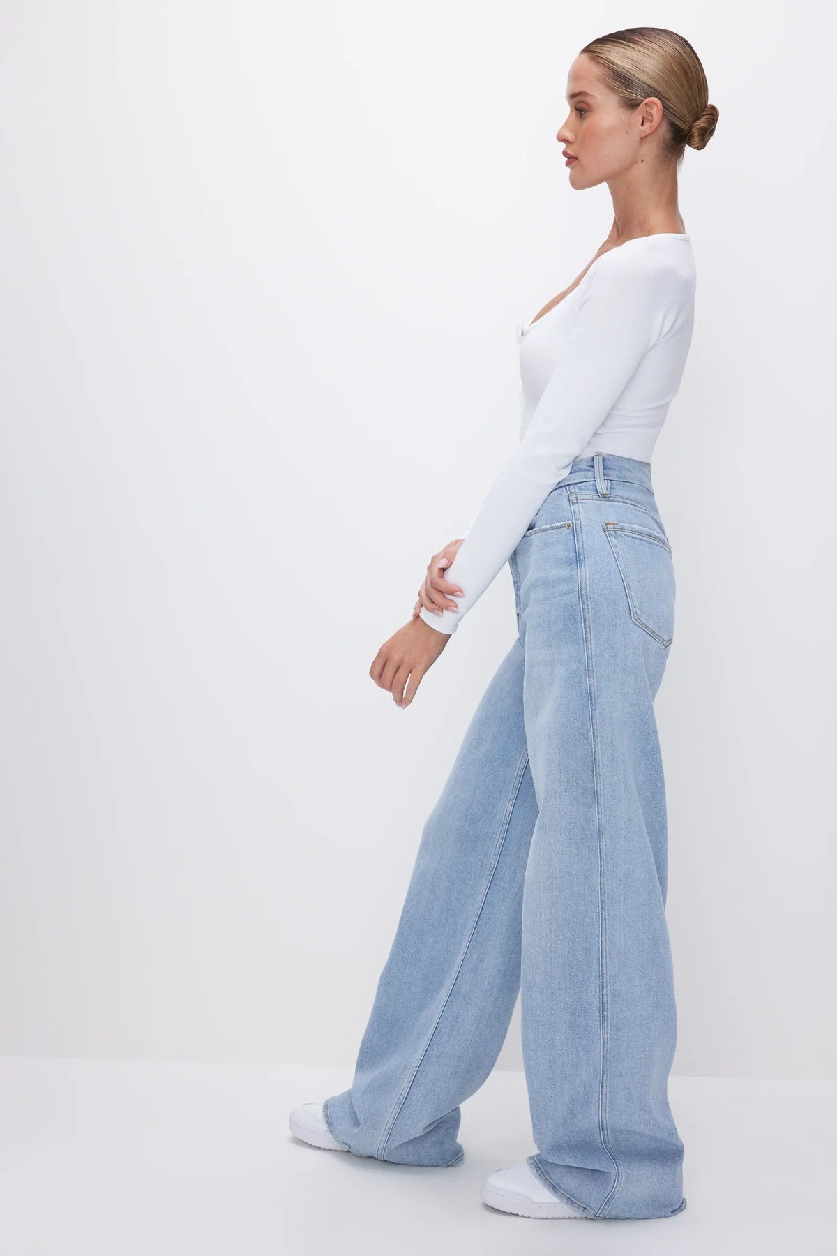 GOOD SKATE WIDE LEG JEANS