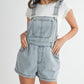 REMI RUFFLE DENIM OVERALLS
