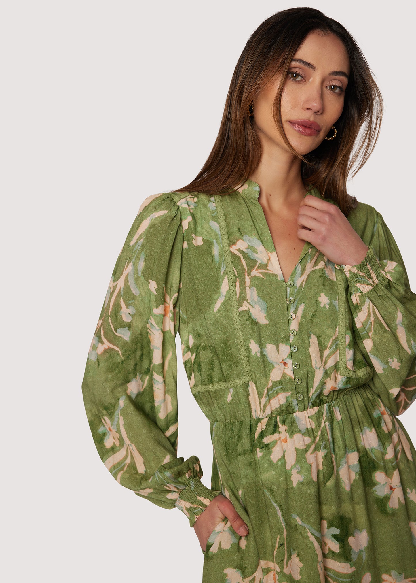 SERENE MAJESTY MIDI DRESS