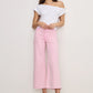 GOOD WAIST CROPPED PALAZZO JEANS