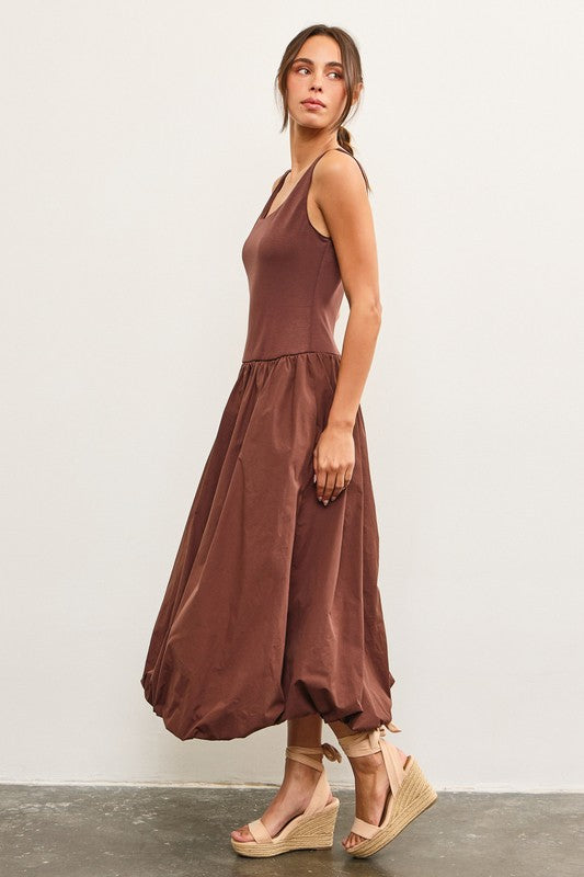 EDEN SLEEVELESS MIDI DRESS