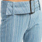 LOW RISE FLARED JEANS
