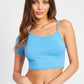 ASYMMETRICAL BINDING CROPPED TOP