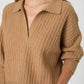 VHARI COLLAR LONG SLEEVE SWEATER