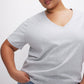 COTTON CLASSIC V-NECK TEE