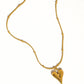 BAYLEE 18K GOLD HEART NECKLACE