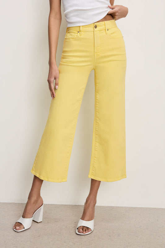 GOOD WAIST CROPPED PALAZZO JEANS
