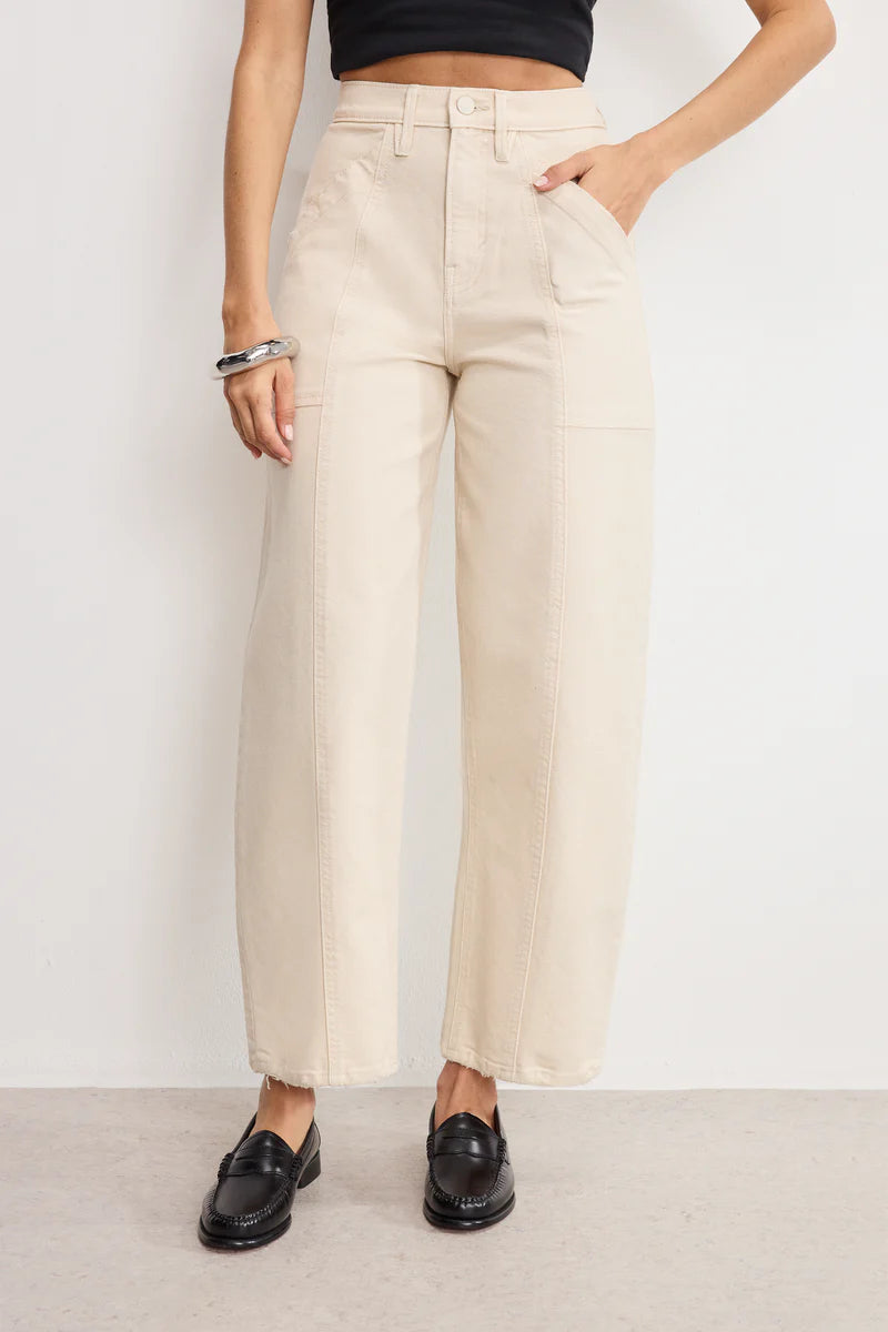 CROPPED BARREL PANTS