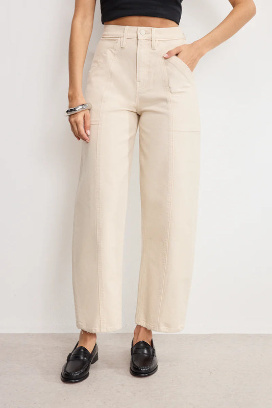 CROPPED BARREL PANTS