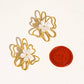 ROSELINE GOLD PETAL EARRINGS