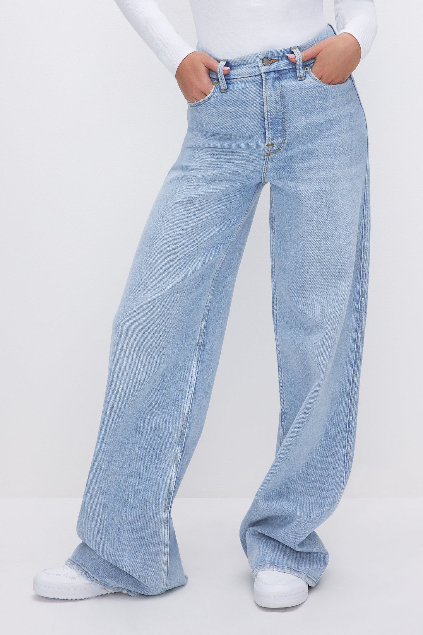 GOOD SKATE WIDE LEG JEANS