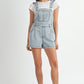 REMI RUFFLE DENIM OVERALLS