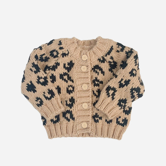 KIDS CHEETAH CARDIGAN