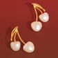 CHÉRIE 18K GOLD PEARL EARRINGS