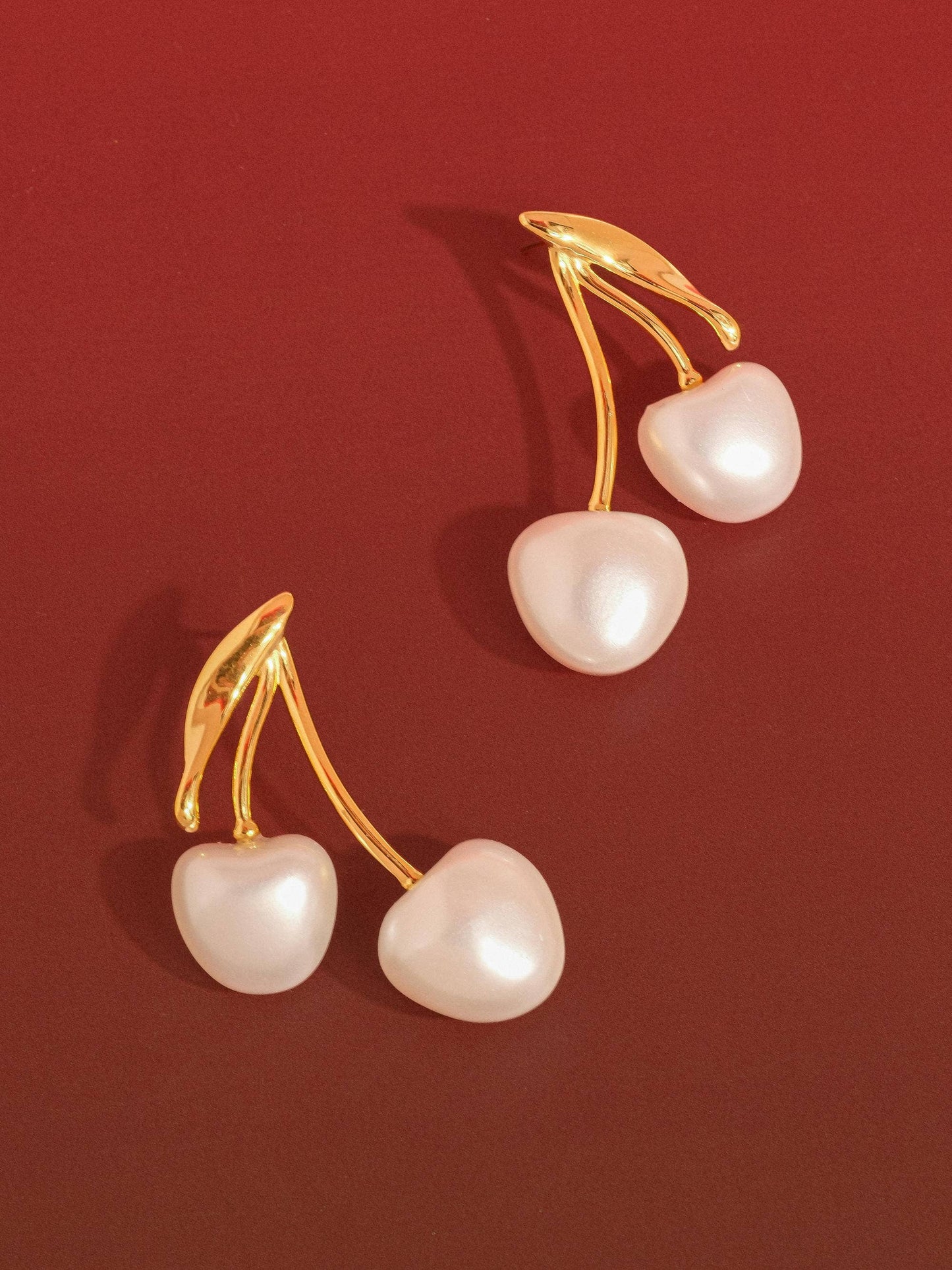 CHÉRIE 18K GOLD PEARL EARRINGS
