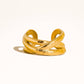 CORI 18K GOLD CRISSCROSS RING