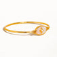 AILEEN GOLD VINTAGE STAR SHELL BANGLE
