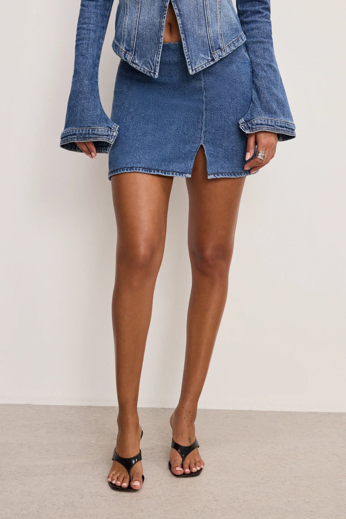 DENIM MINI SKIRT