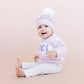 KIDS SKI SWEATER BABY PINK
