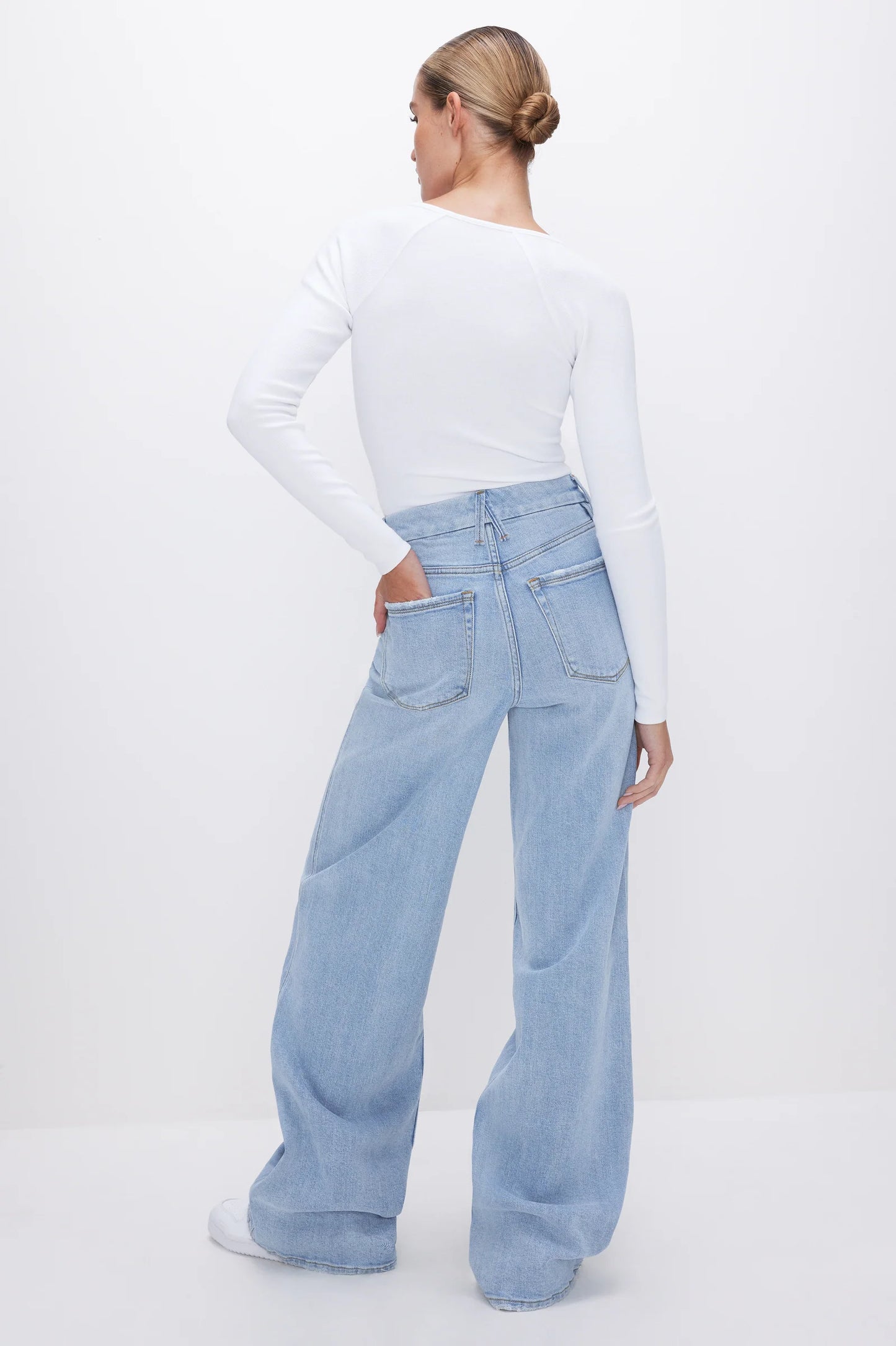 GOOD SKATE WIDE LEG JEANS