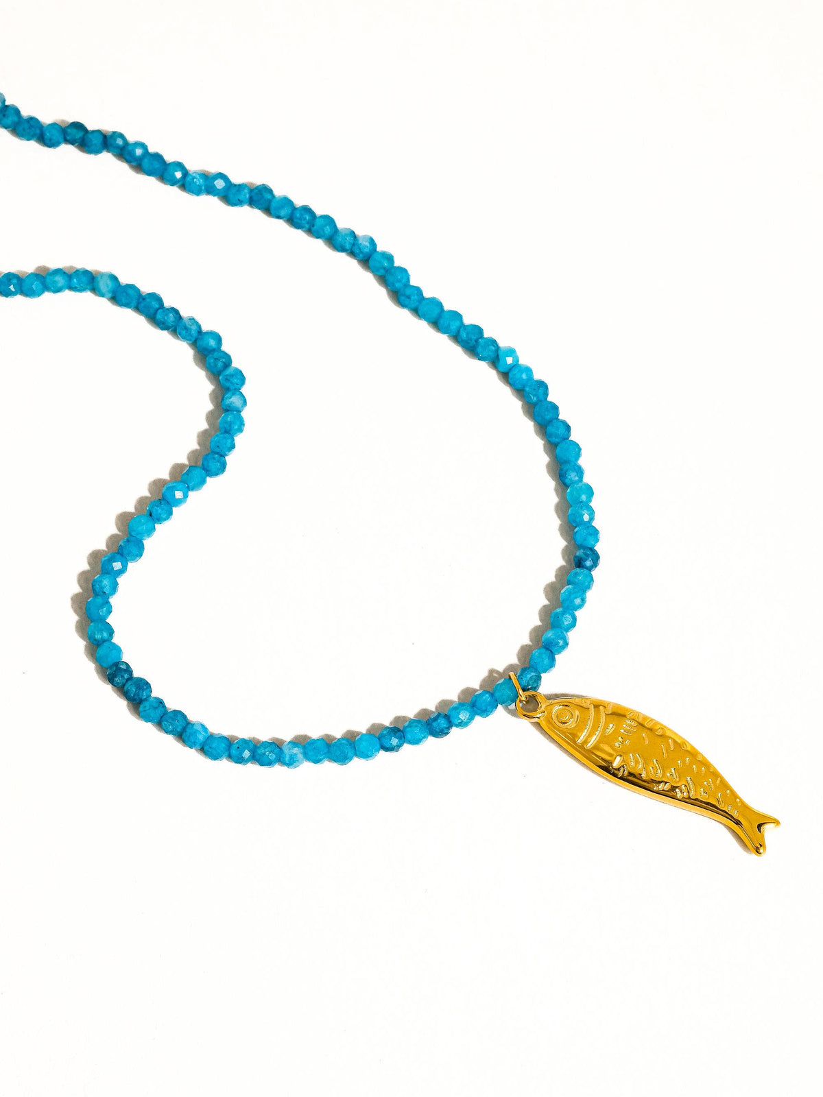 SASS 18K GOLD BEAD NECKLACE