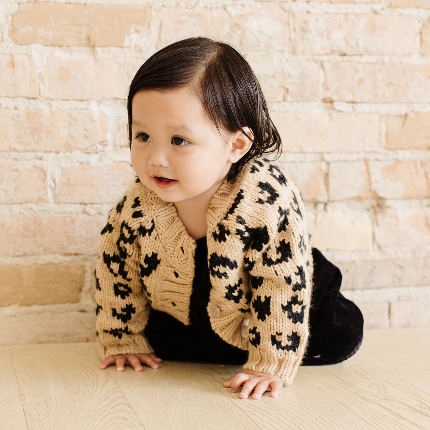 KIDS CHEETAH CARDIGAN