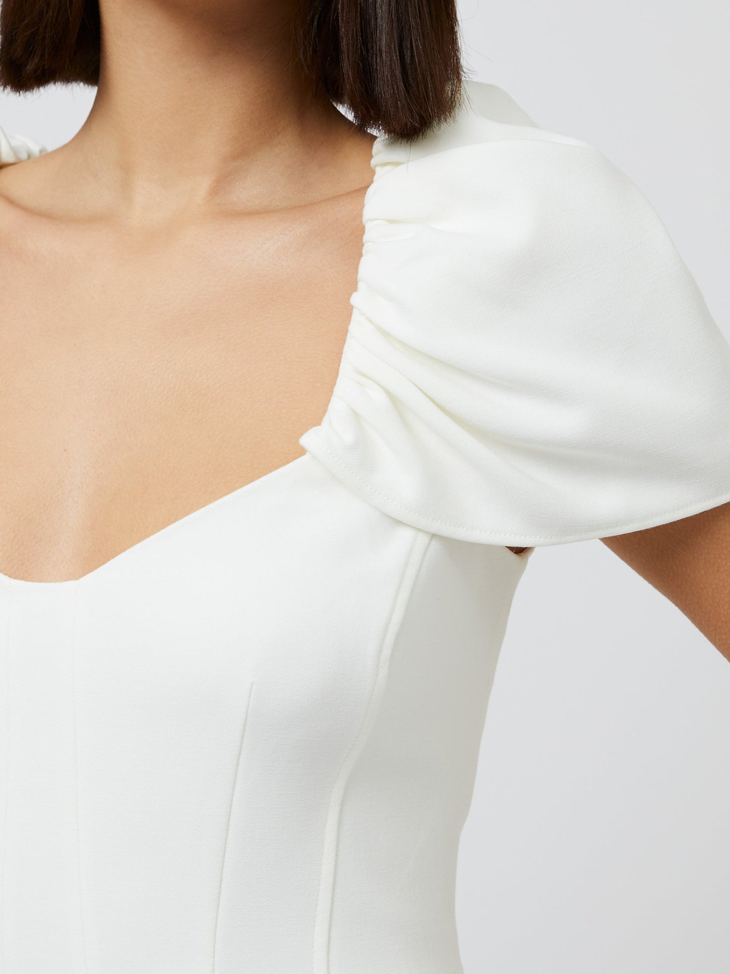 WHISPER GATHERED SLEEVE DRESS