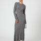 BABYSOFT LONG SLEEVE MIDI DRESS