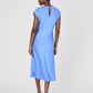 ENNIS SATIN COLUMN MIDI DRESS