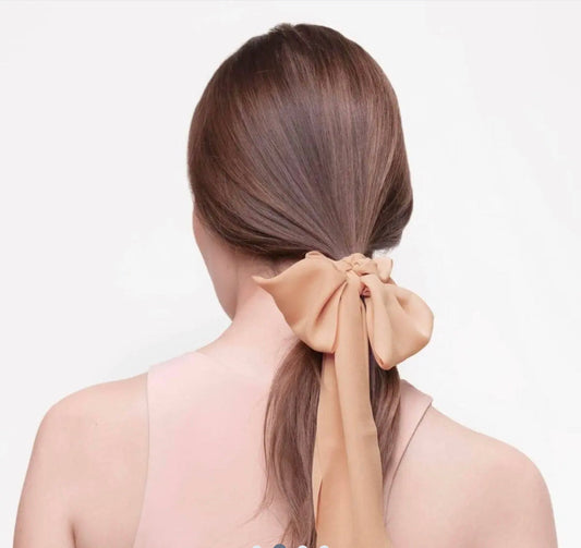 Crepe Scarf Scrunchie 2pc Set - Terra Cotta