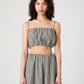GINGHAM CROP TOP