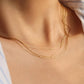 PALISADES 18K GOLD LAYERED NECKLACE