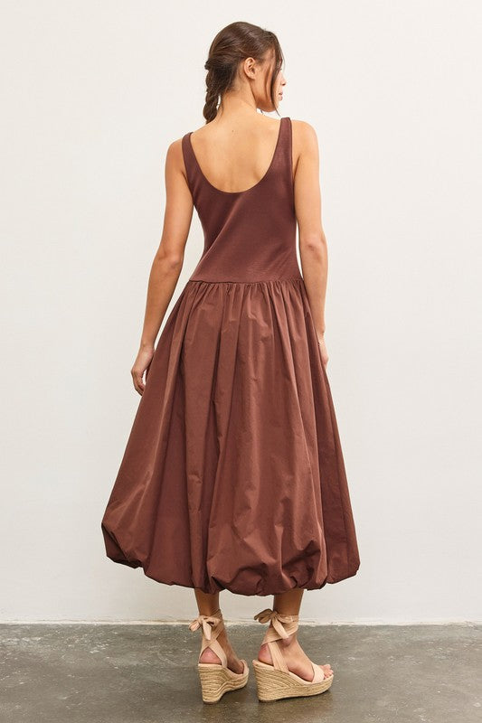 EDEN SLEEVELESS MIDI DRESS