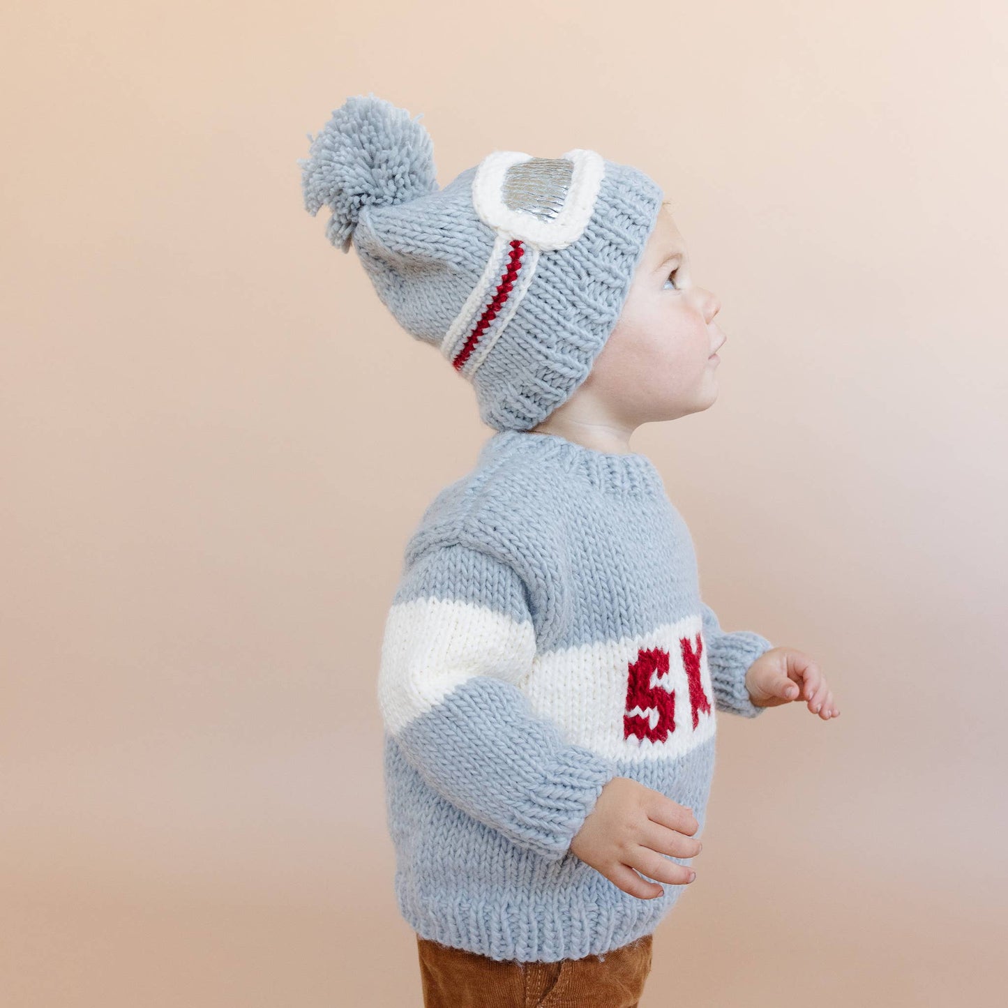 KIDS SKI SWEATER PLUSH BLUE