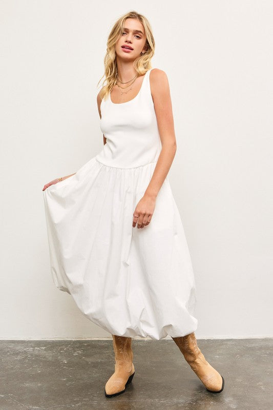 EDEN SLEEVELESS MIDI DRESS