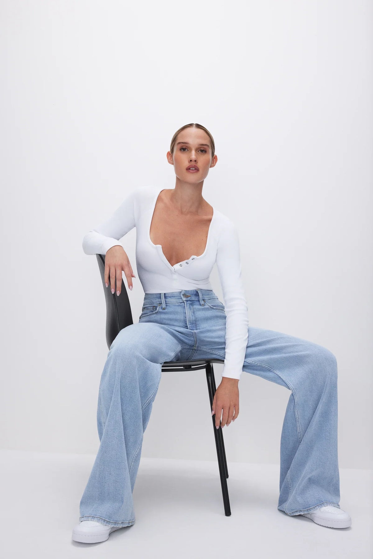 GOOD SKATE WIDE LEG JEANS