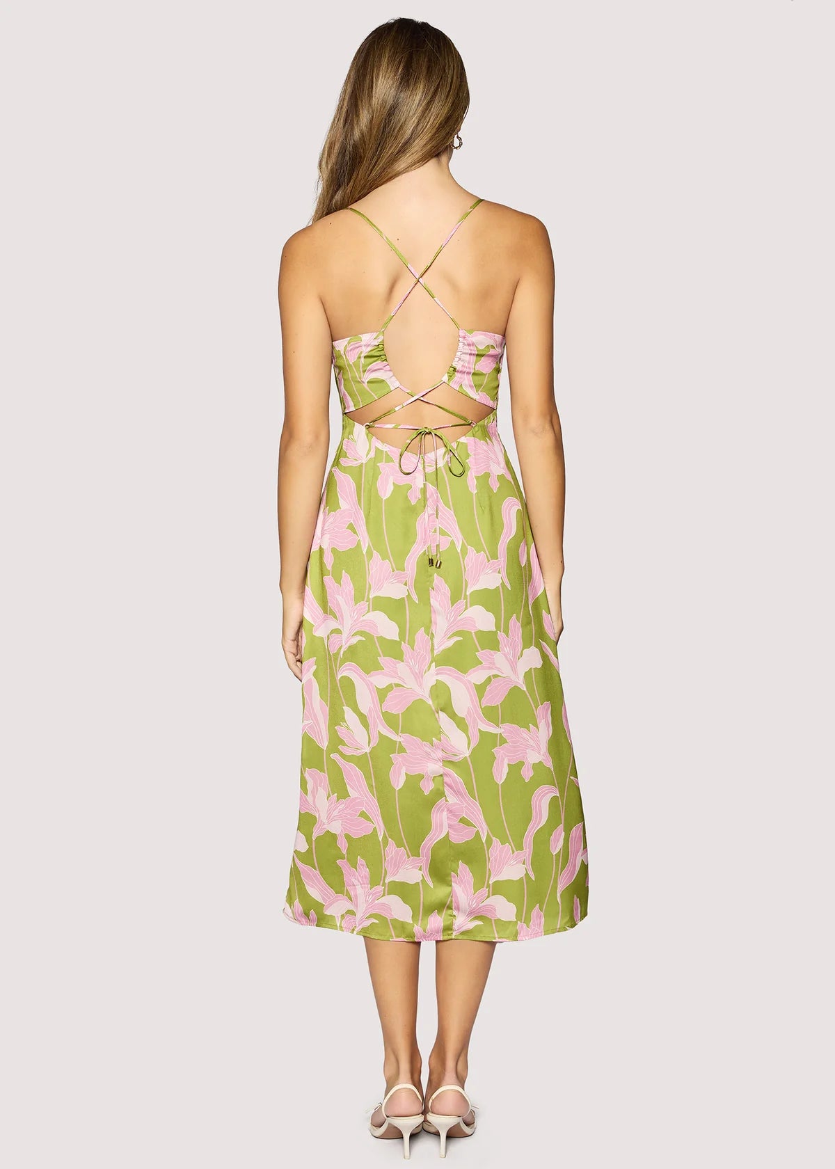 FLORA ALCAZAR MIDI DRESS