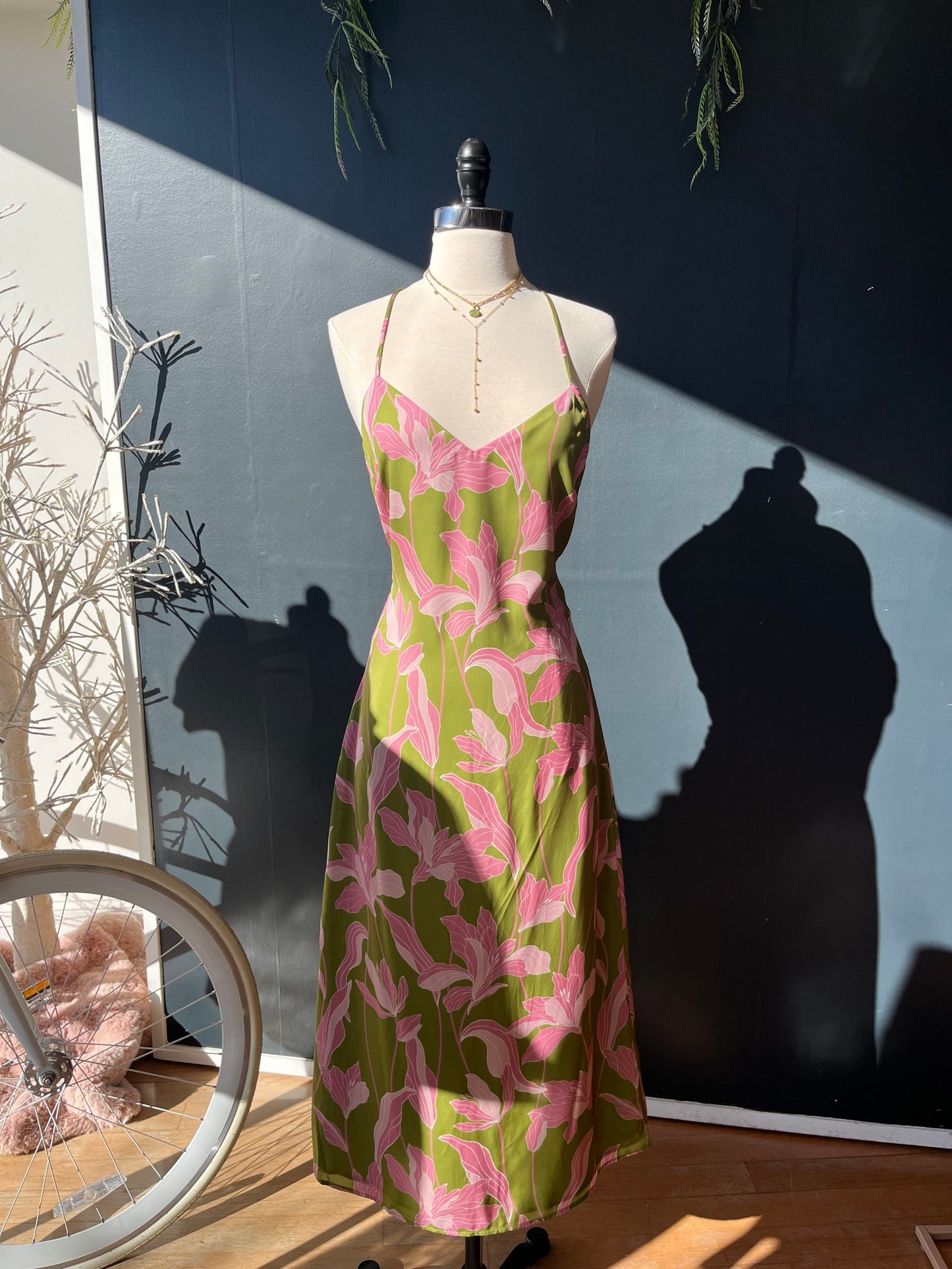 FLORA ALCAZAR MIDI DRESS