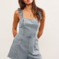 AUBRIE DENIM ROMPER