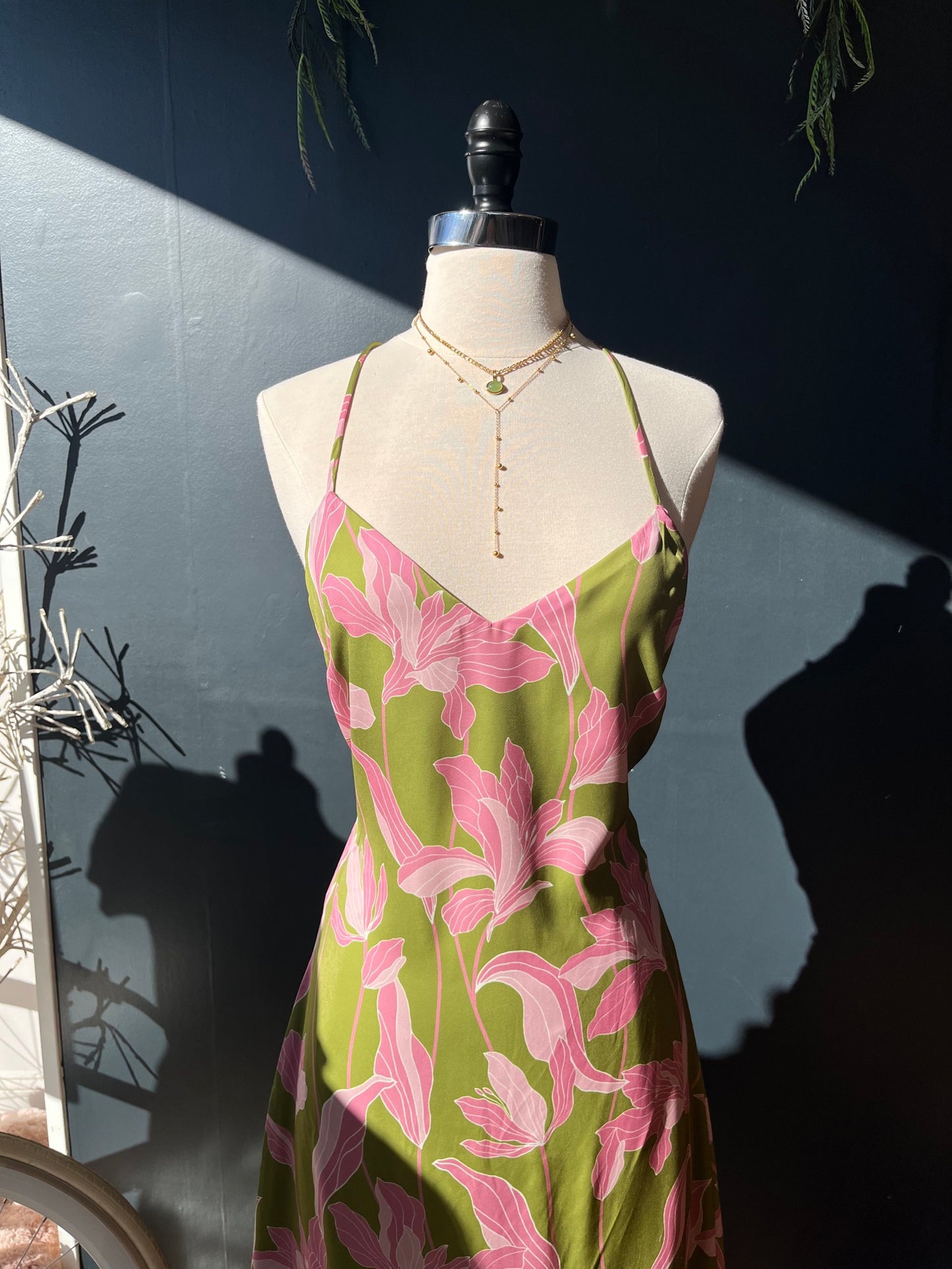 FLORA ALCAZAR MIDI DRESS