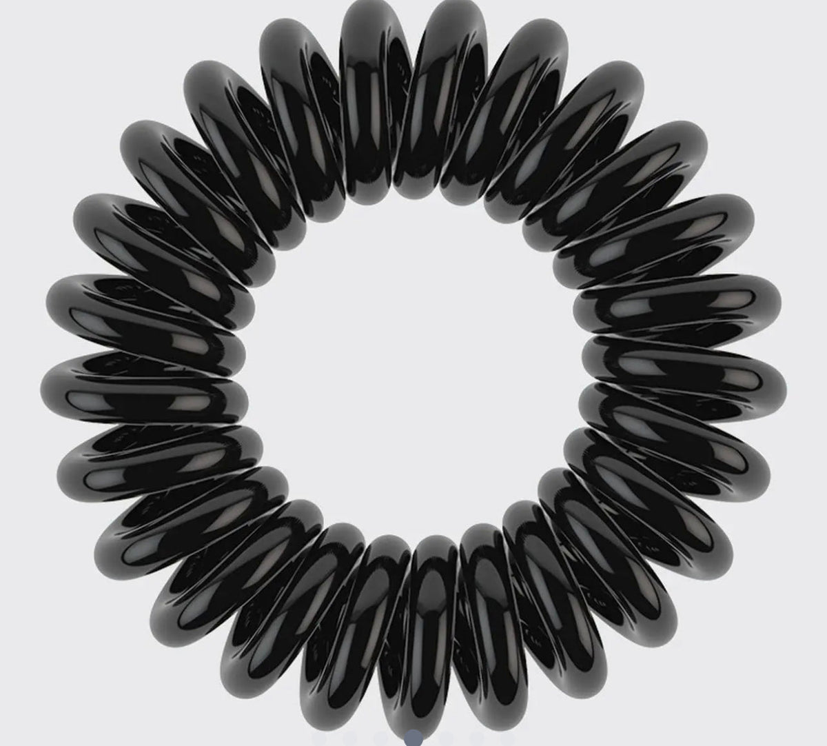 Spiral Hair Ties 8 Pack - Black